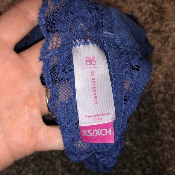 Pretty blue lace bralette - Picture 3 of 3